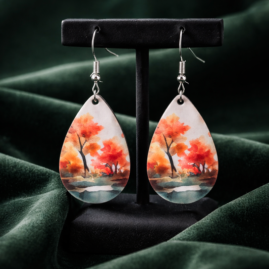 Maple Sunset Teardrops