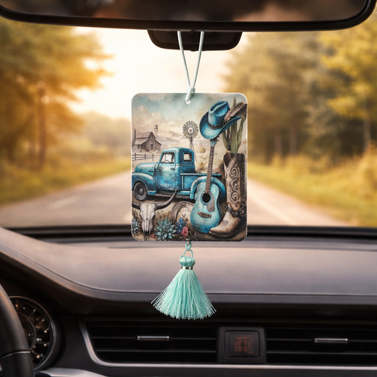 Rustic Country Themed Car Freshie