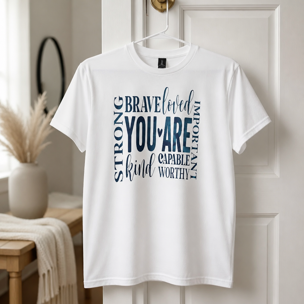 You Are Enough Inspirational T-Shirt -Final Clearance