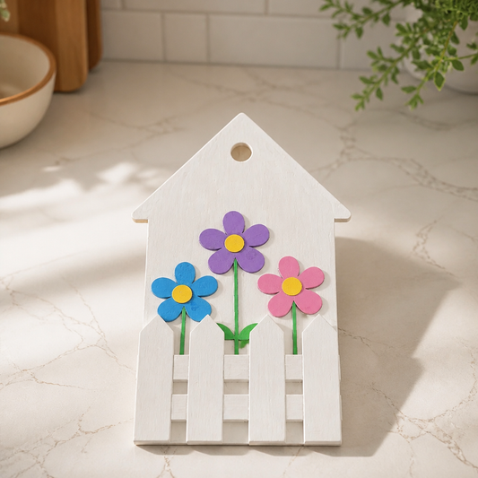 Spring Garden Cottage Decorative Cutting Board
