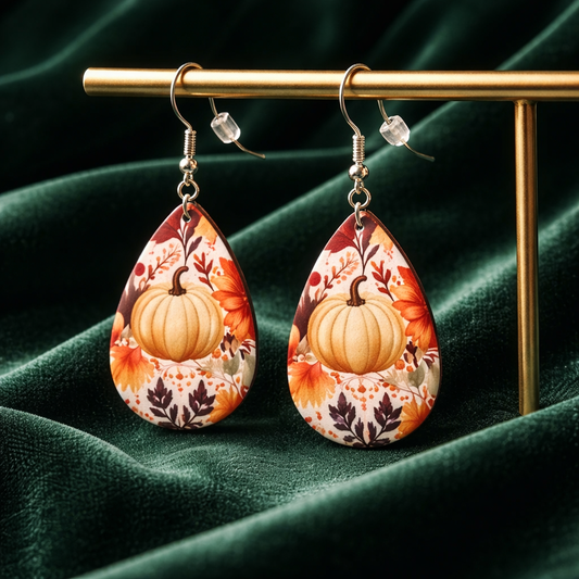 Harvest Bloom Teardrop Earrings