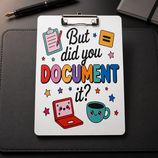 But Did You Document It Clipboard