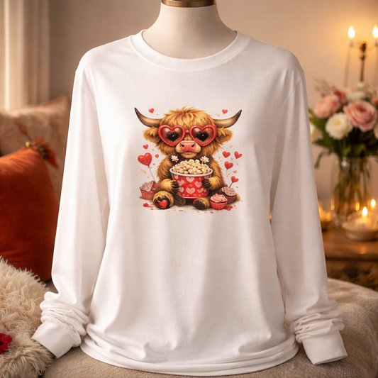Highland Cow Valentines Shirt