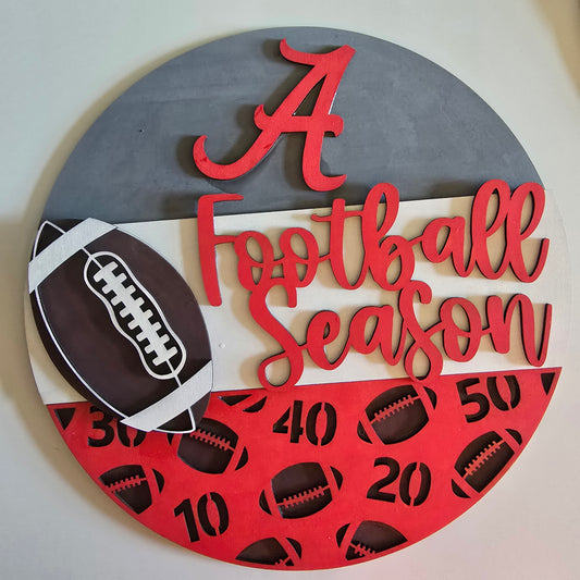 Alabama Football Door Sign