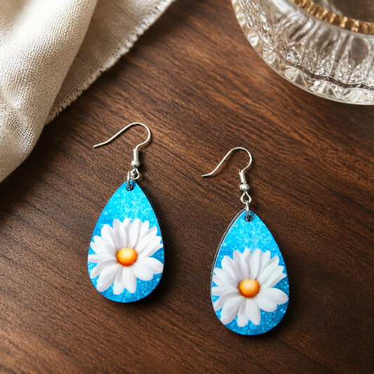 Daisy Teardrop Earrings