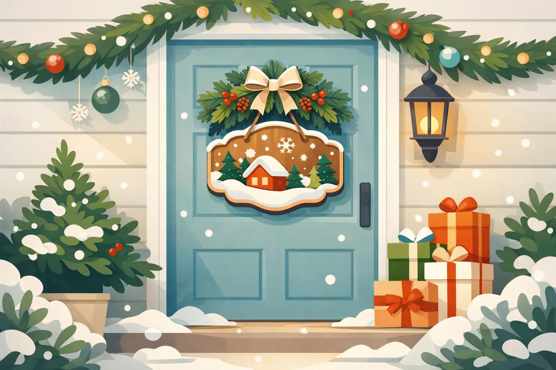Best Custom Holiday Door Signs for a Warm Welcome