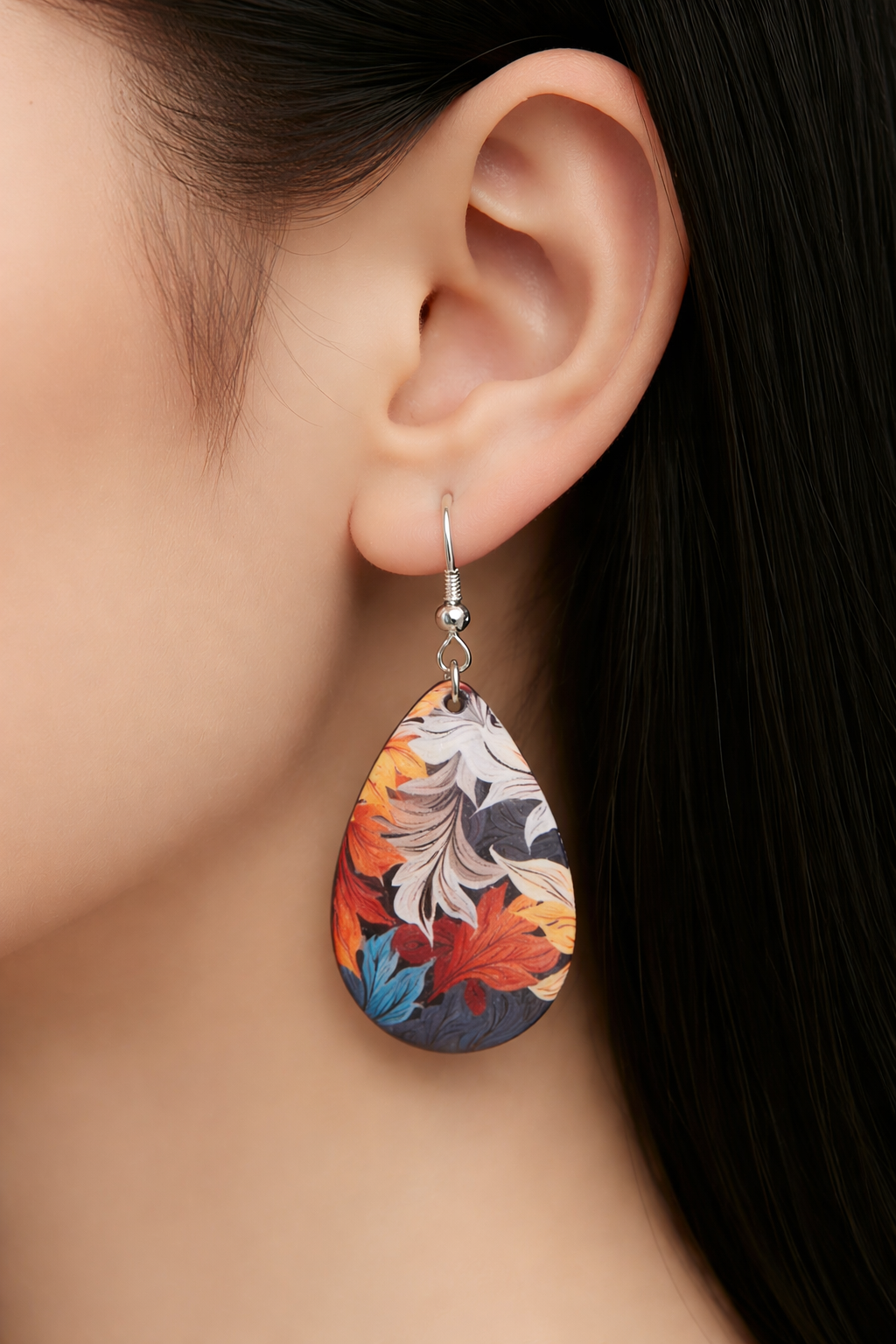 Autumn Whisper Teardrop Earrings
