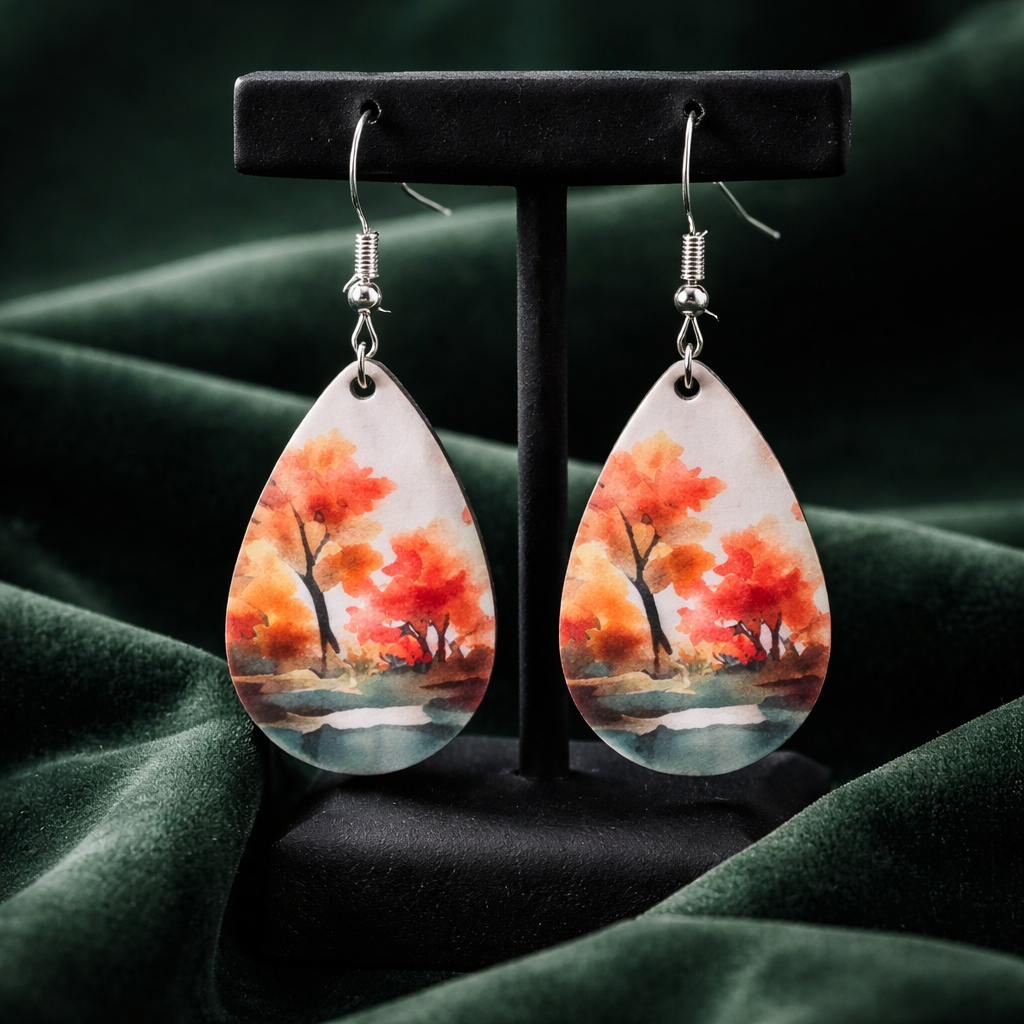 Maple Sunset Teardrops