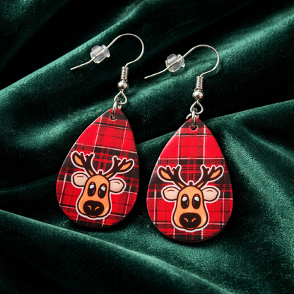 Blitzen's Cozy Plaid Drops