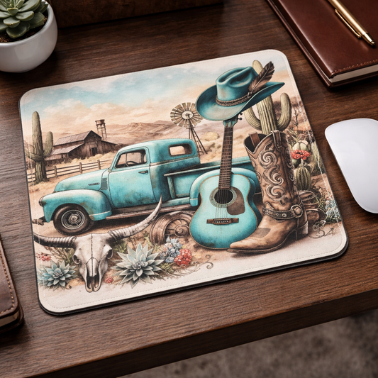 Turquoise Desert Dream Mouse Pad