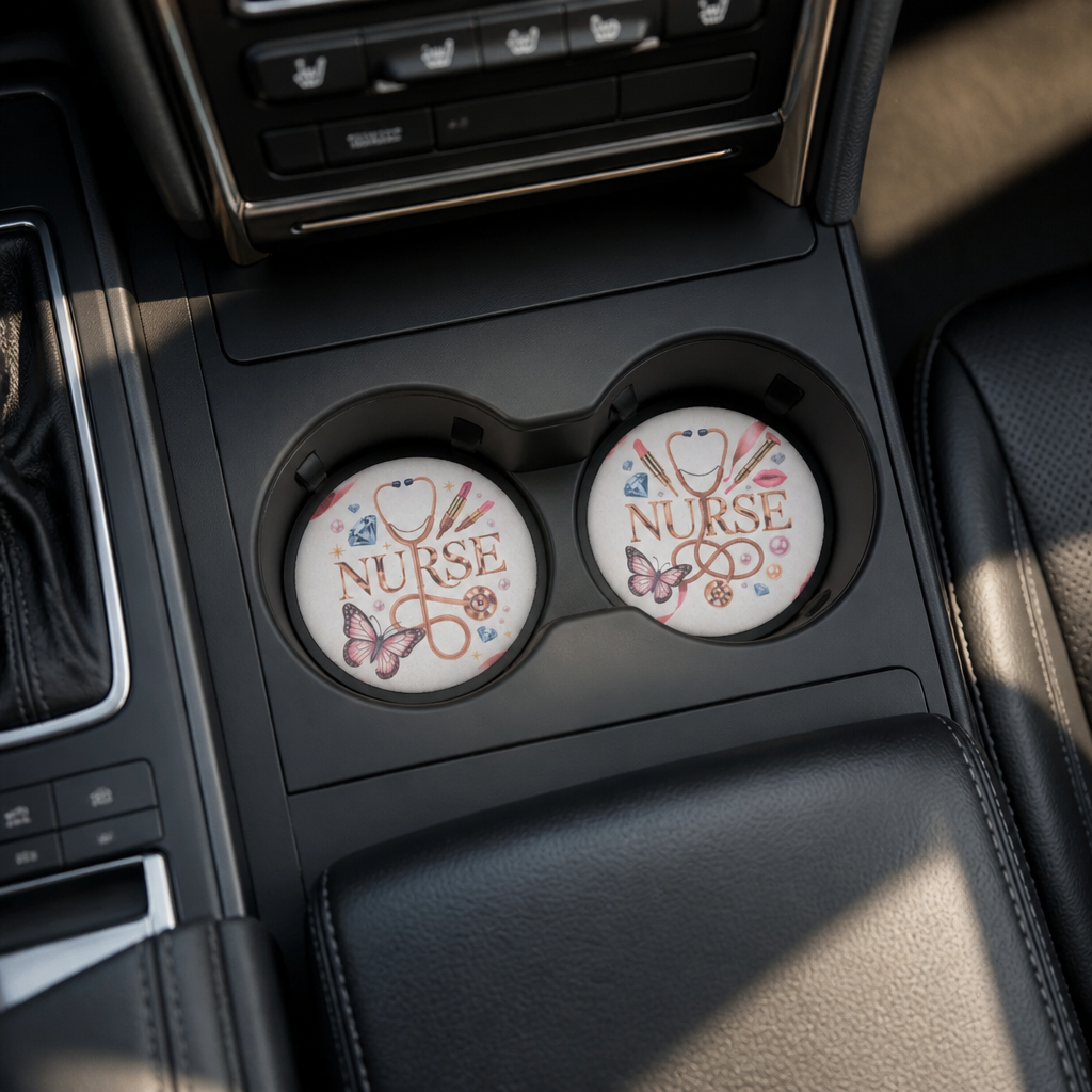 Nurse Life Car Coaster Set