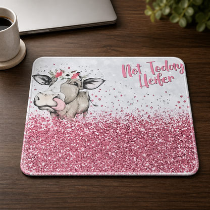 Not Today Heifer Cow Mouse Pad