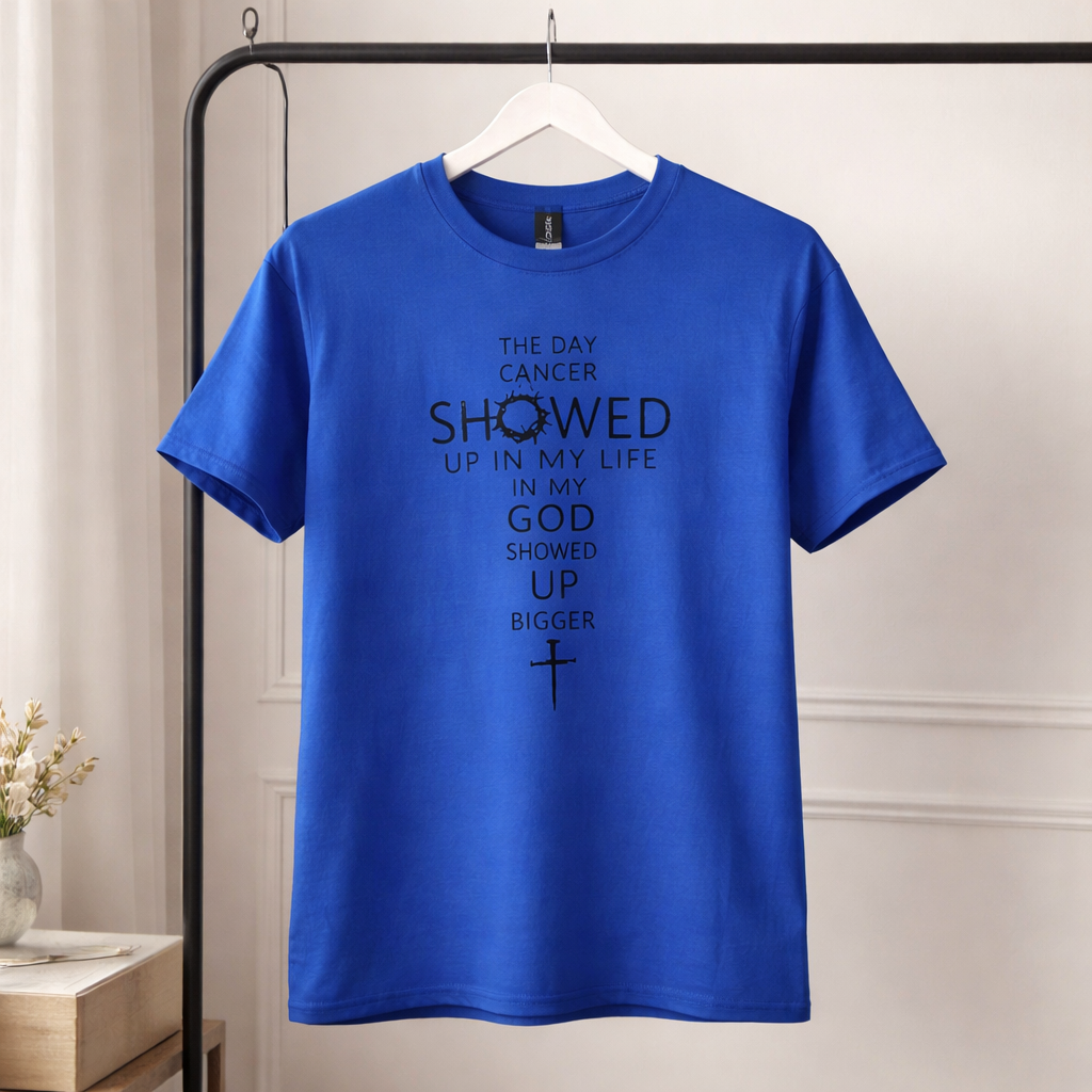God Showed Up Stronger Tee