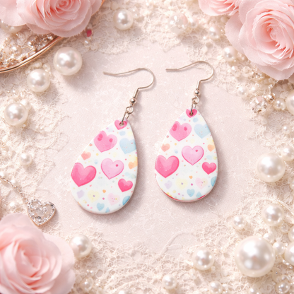 Heart Pattern Earrings
