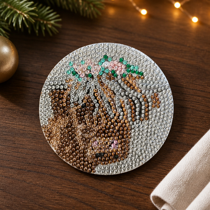 Heifer Please Sparkle Highland Cow Coasters