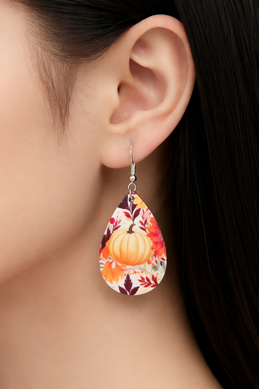 Harvest Bloom Teardrop Earrings
