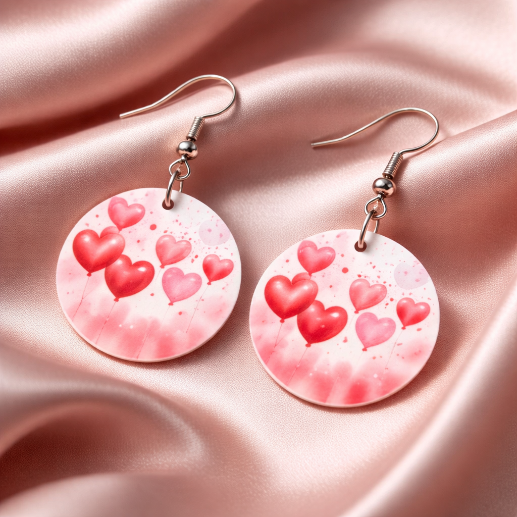 Love Burst Balloon Earrings
