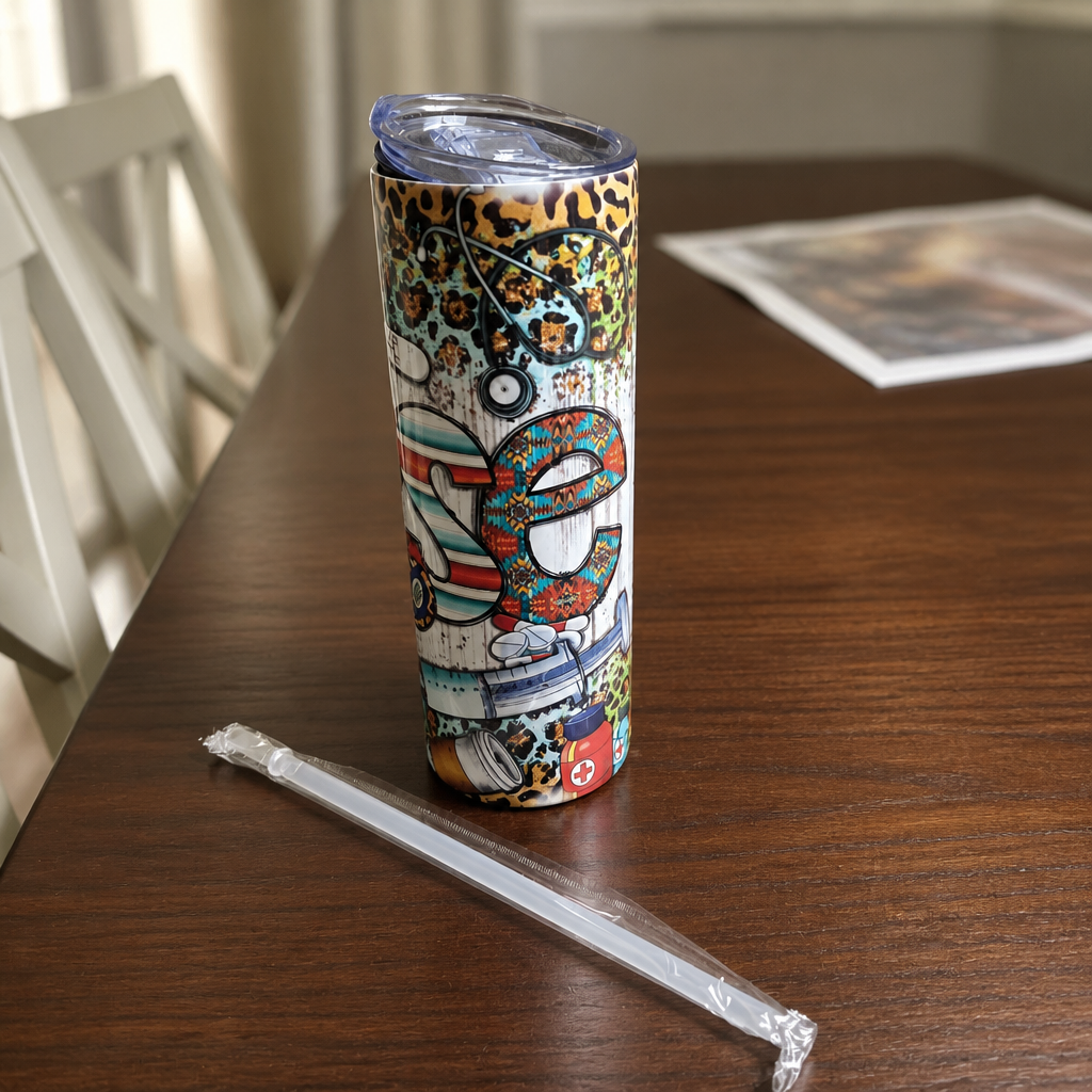 Nurse Life 20oz Stainless Steel Tumbler