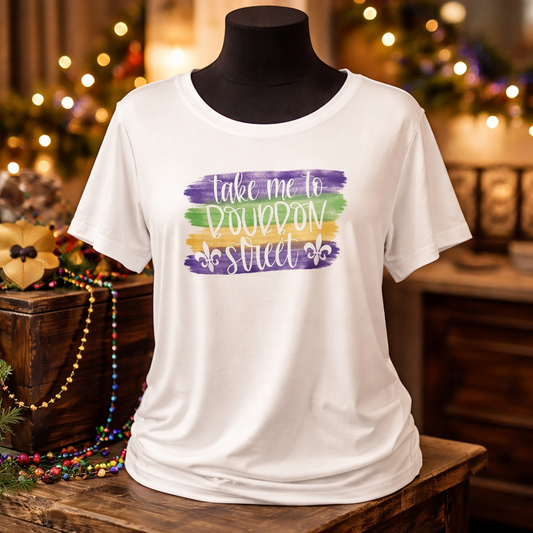 Mardi Gras Take Me To Bourbon Street T-Shirt
