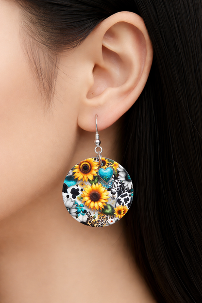 Boho Ranch Sunflower Drops
