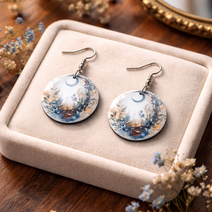 Blue Moon Wildflower Earrings