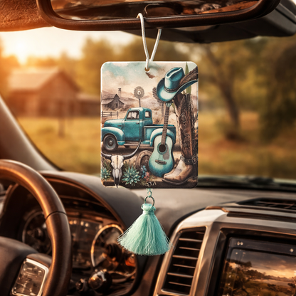 Rustic Country Themed Car Freshie