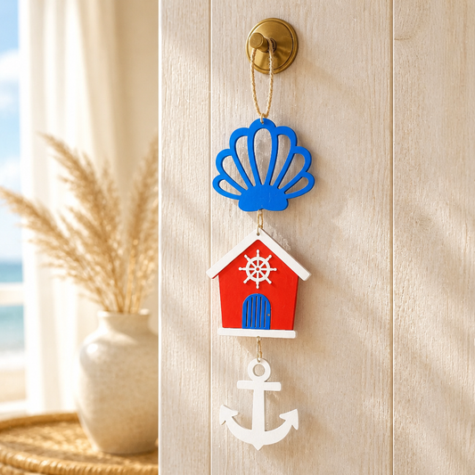 Coastal Beach House Wall Hanging