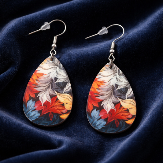 Autumn Whisper Teardrop Earrings