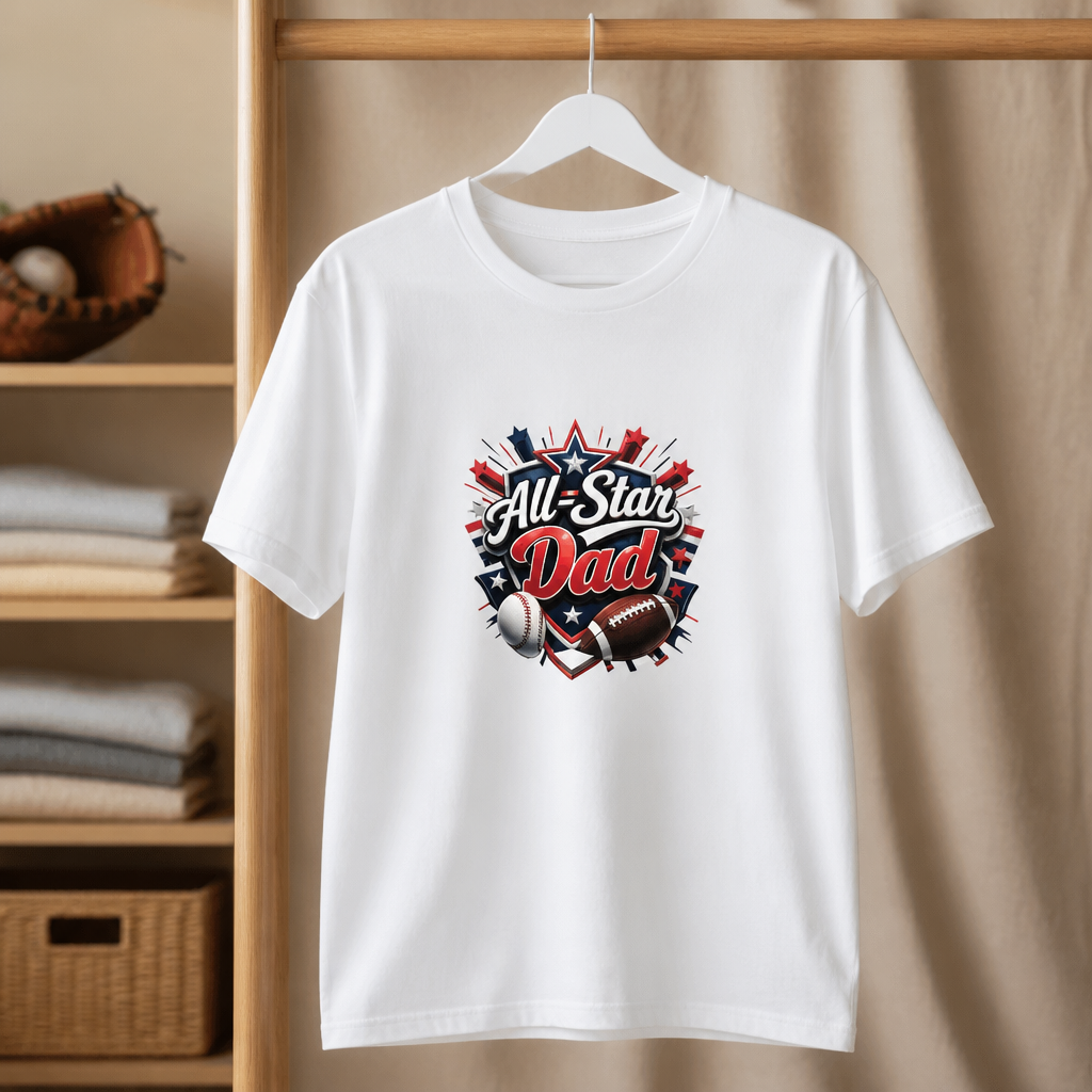 All Star Dad Father's Day T-shirt