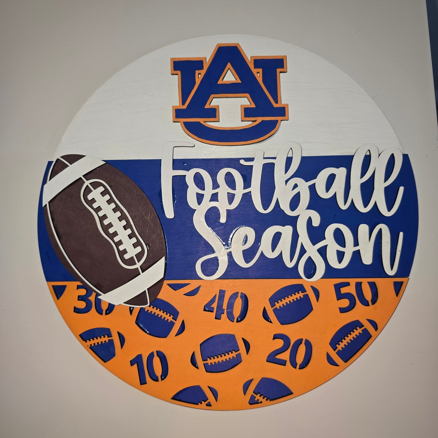 Auburn Football Door Sign