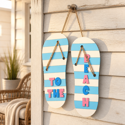 Coastal Flip-Flop Beach Hanger