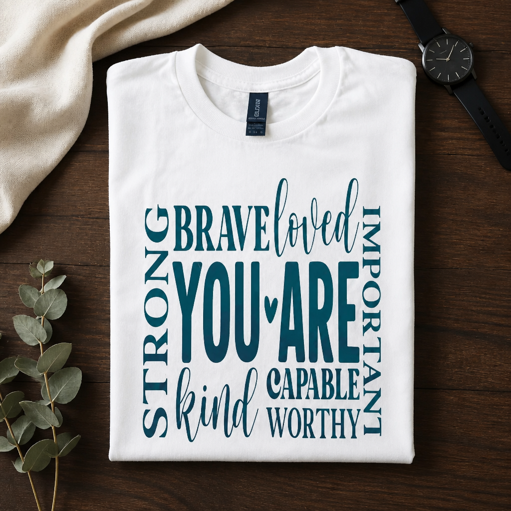 You Are Enough Inspirational T-Shirt    -Final Clearance