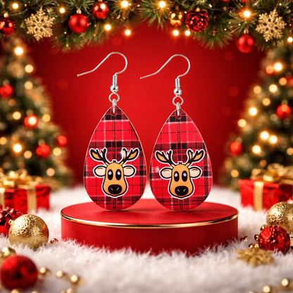 Blitzen's Cozy Plaid Drops