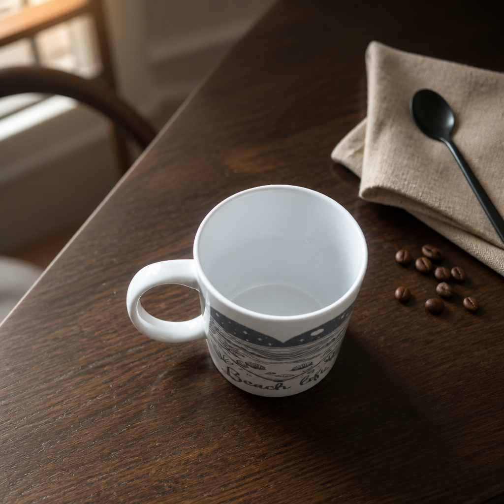 Beach Life Ceramic Coffee Mug – 11oz