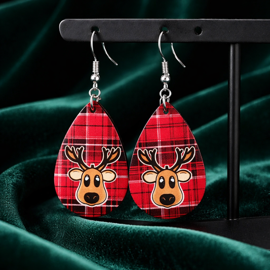 Blitzen's Cozy Plaid Drops