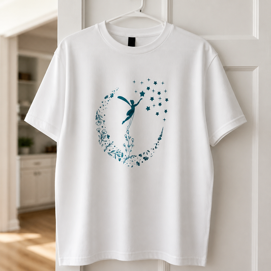 Fairy Moon Floral T-Shirt - Final Clearance