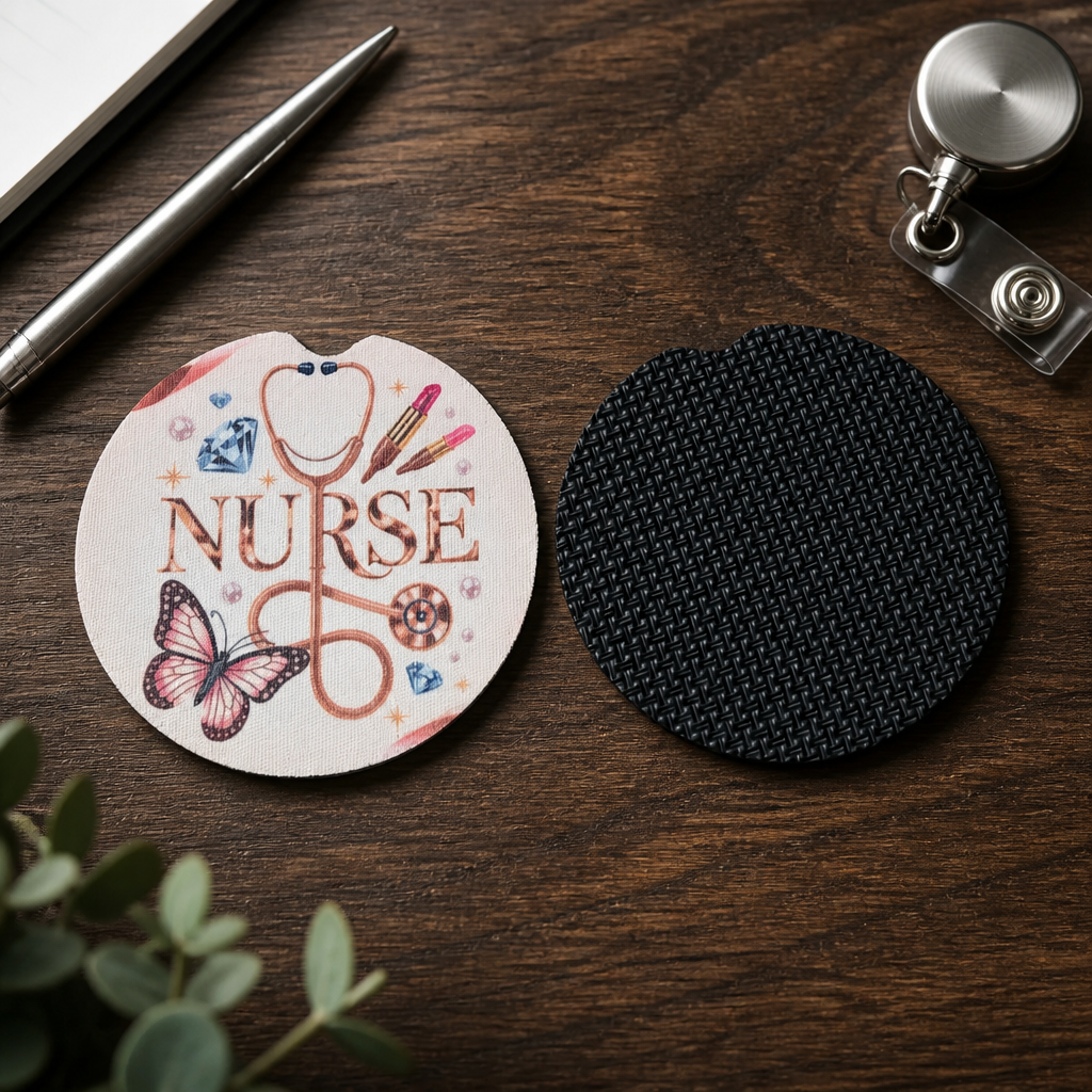 Nurse Life Car Coaster Set