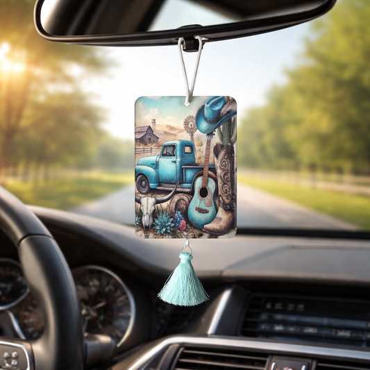 Rustic Country Themed Car Freshie