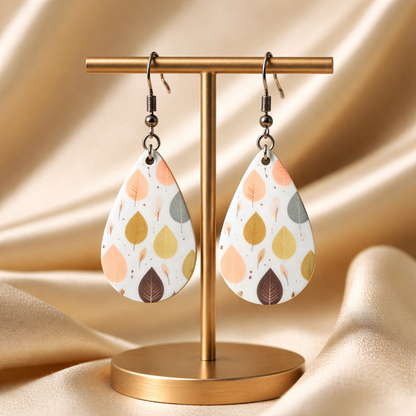 Autumn Whisper Teardrop Earrings