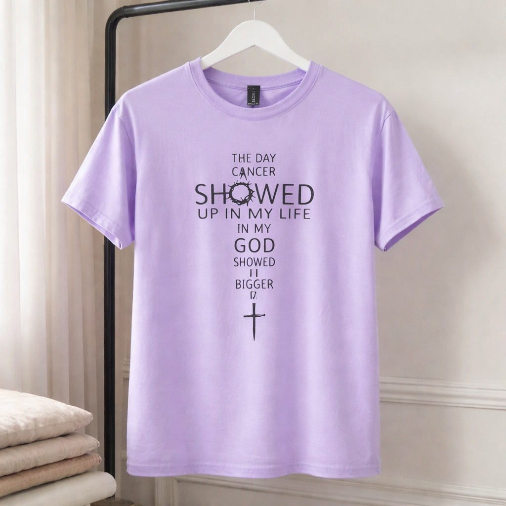 God Showed Up Stronger Tee