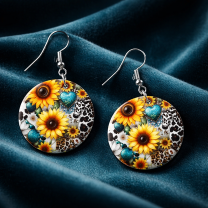 Boho Ranch Sunflower Drops