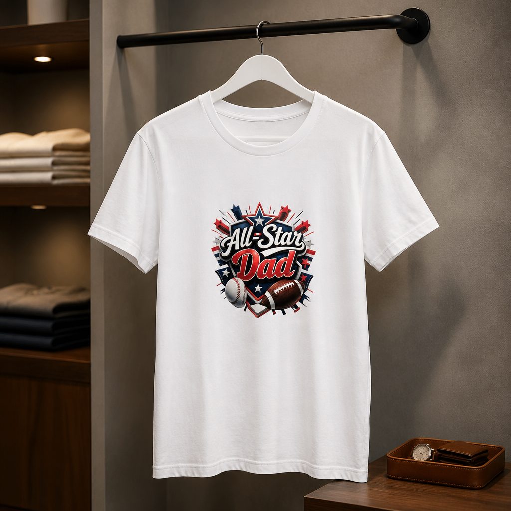 All Star Dad Father's Day T-shirt