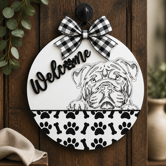 Custom Pet Welcome Sign