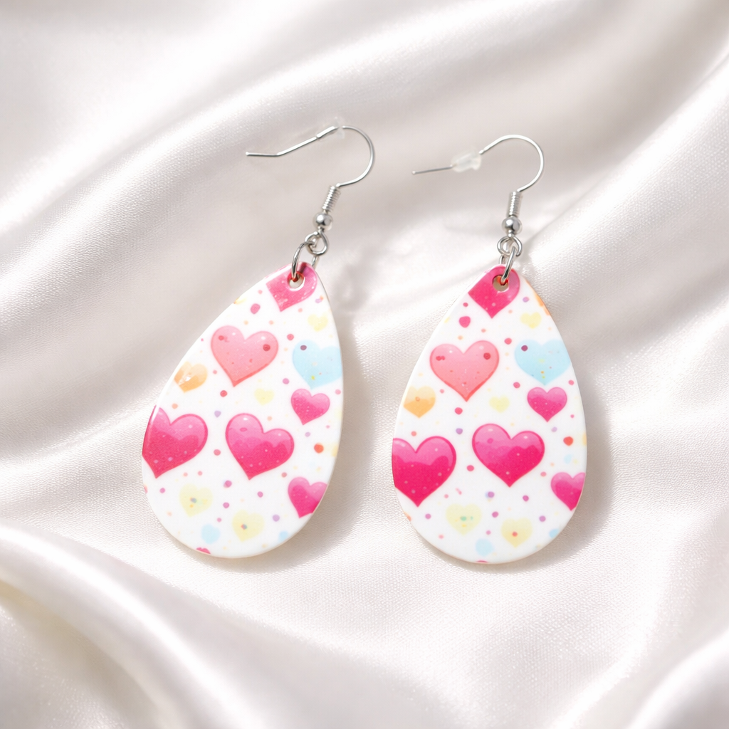 Heart Pattern Earrings
