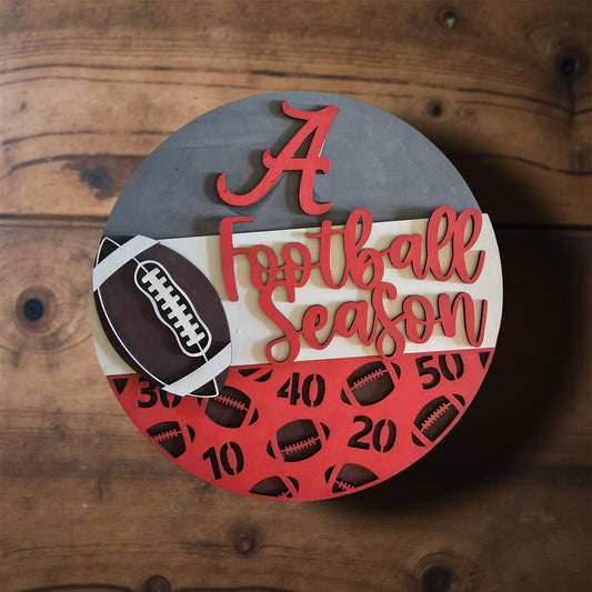 Alabama Football Door Sign